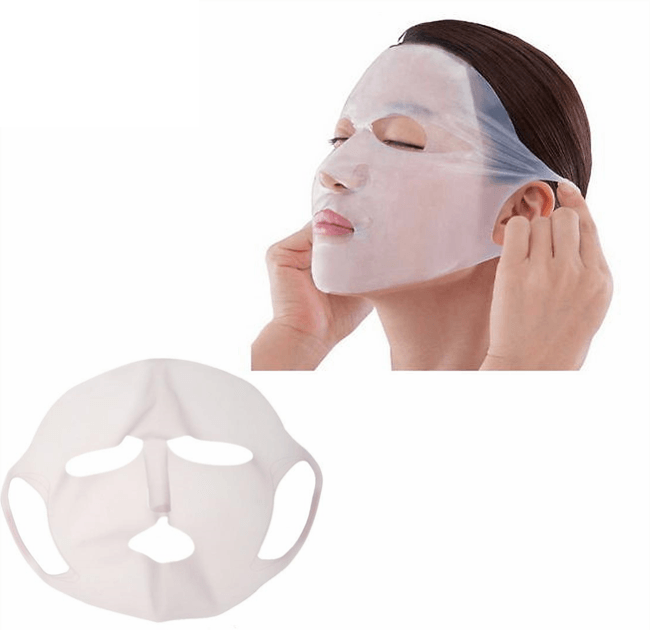 Маска корсет отзывы. Силиконовая маска Озон. Силиконовая маска для лица одноразовая. Многоразовая маска для лица косметическая.
