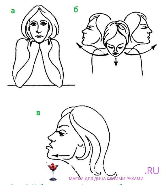 Упражнения для подтяжки овала лица и от обвисших щек