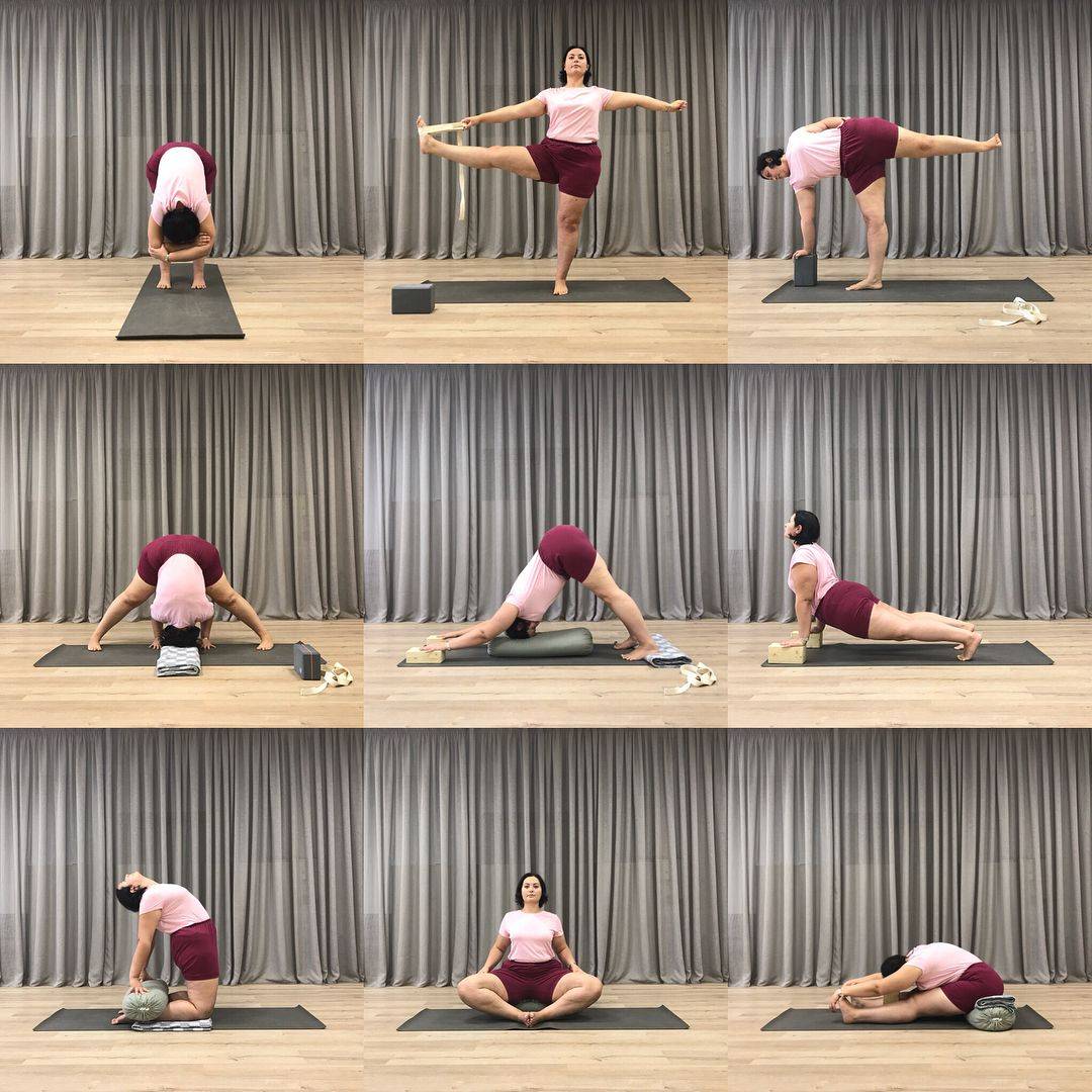 Практикуя йогу