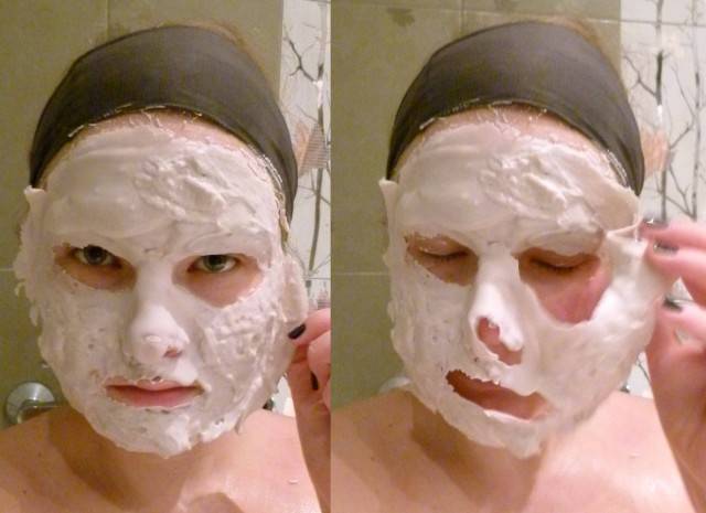 Альгинатная маска для лица если есть волосы на лице