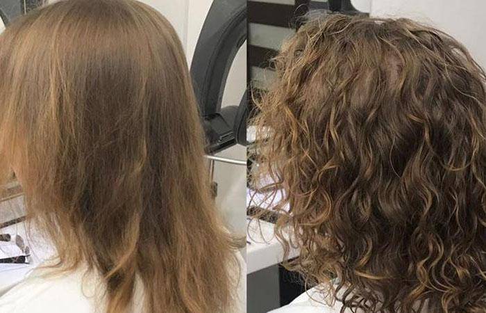 Химическая завивка волос: фото до и после, описание, выбор средства, щадящая формула, размер завитка, особенности ухода за волосами после завивки