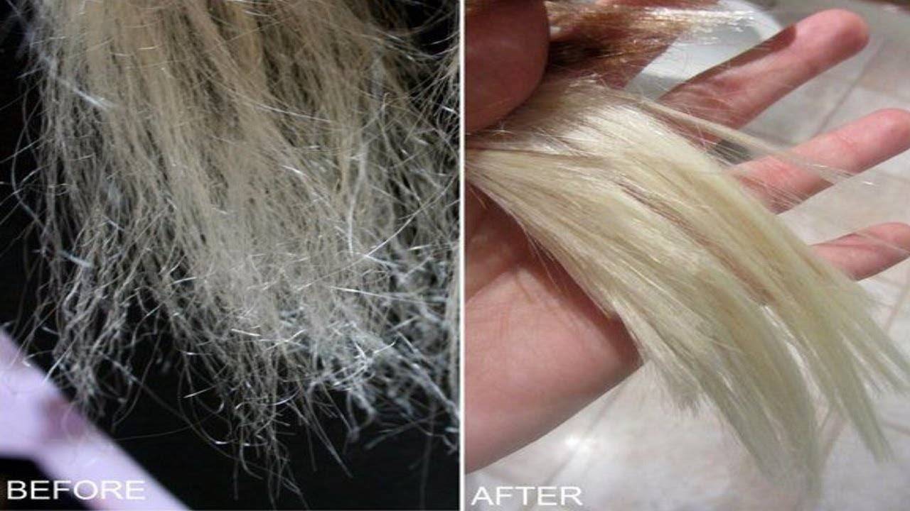 Чем покрасить убитые волосы