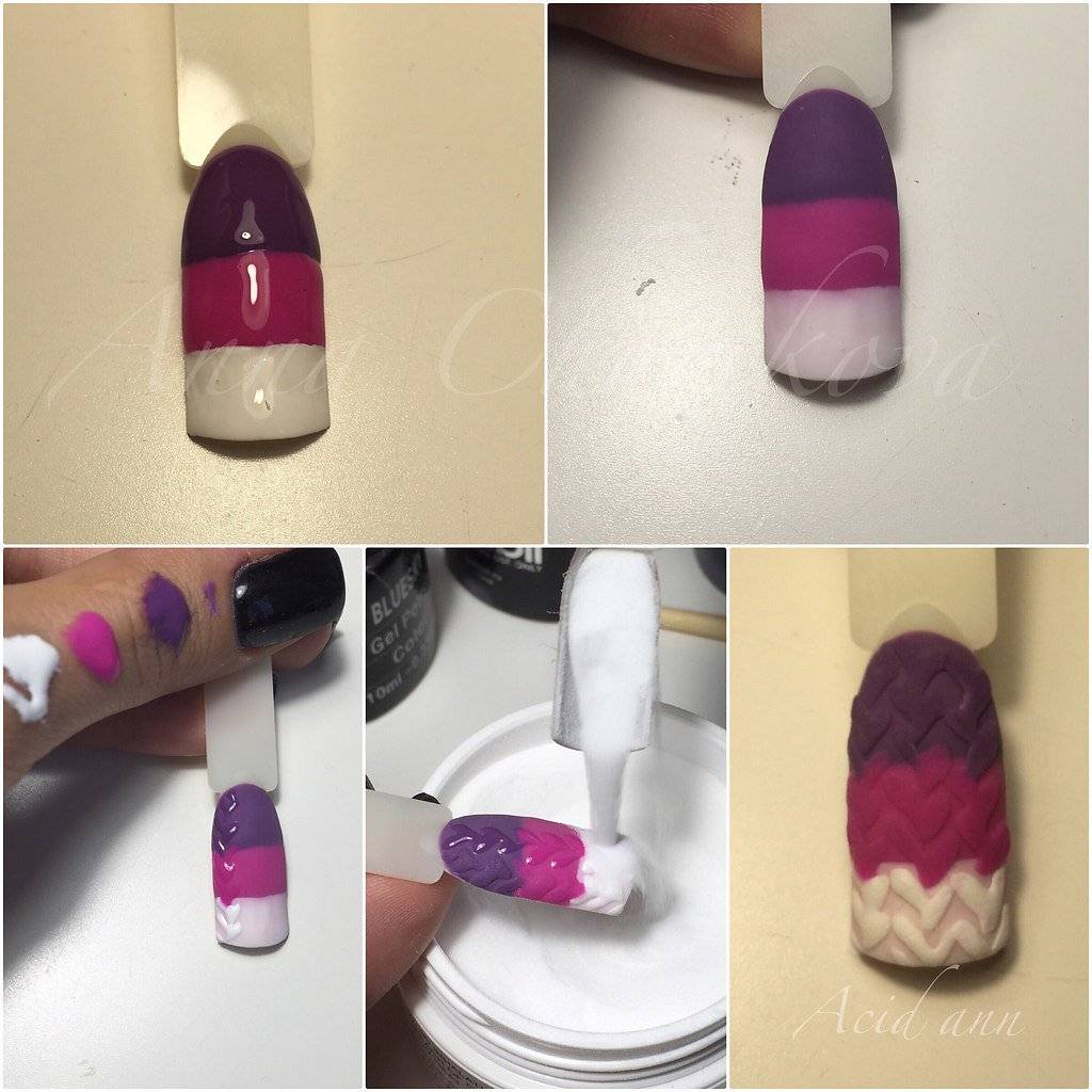 Как сделать маникюр со стекающими каплями воды на ногтях?