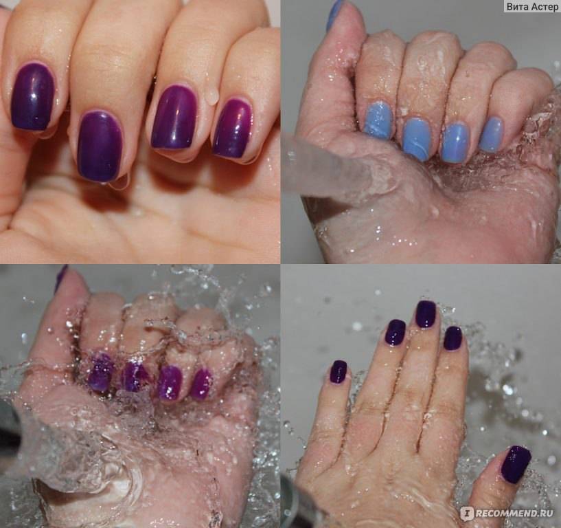 Термо гель лак: что это, палитра, как наносить и выбрать лак (+фото)